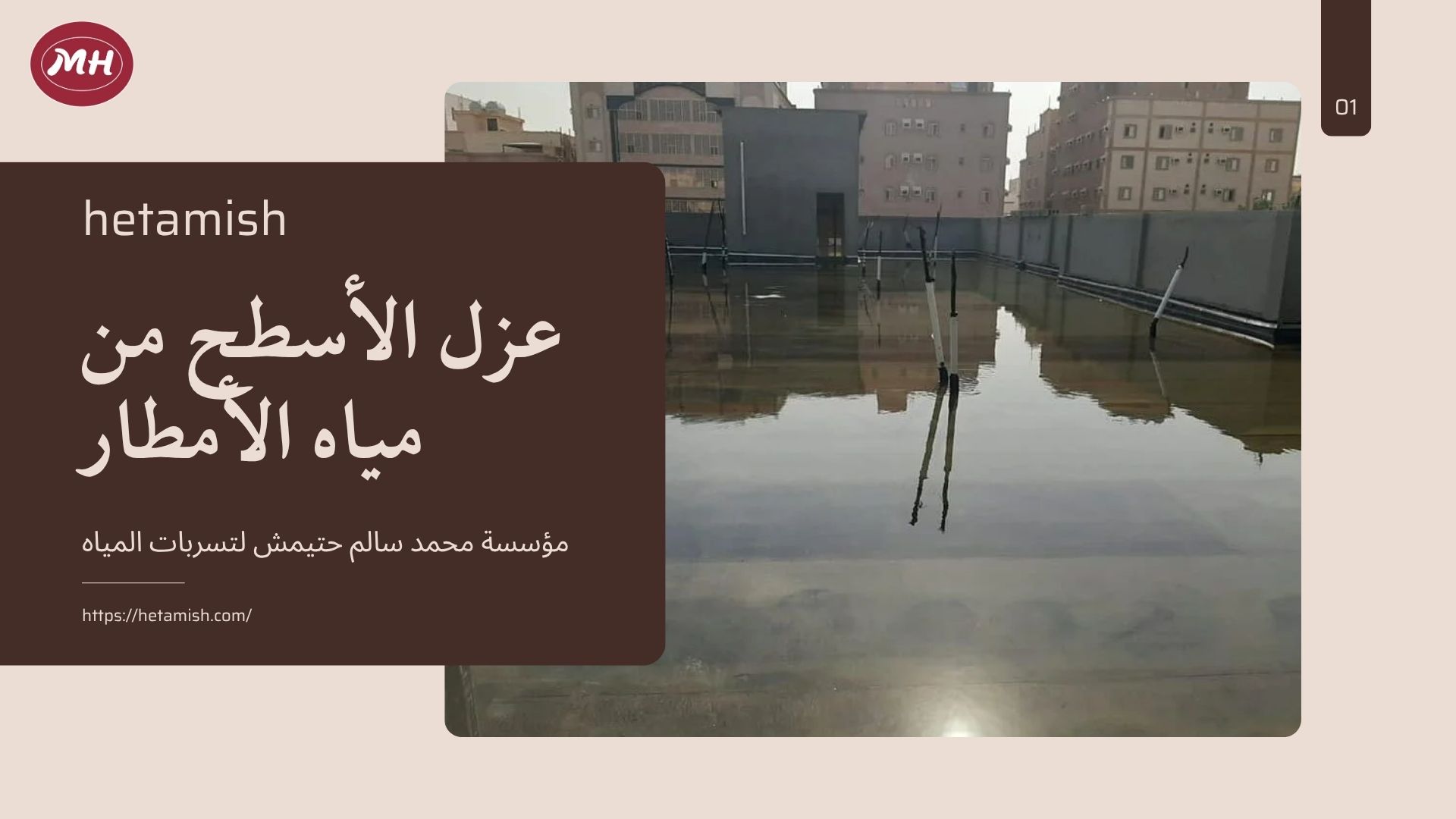 فحص تسربات المياة
